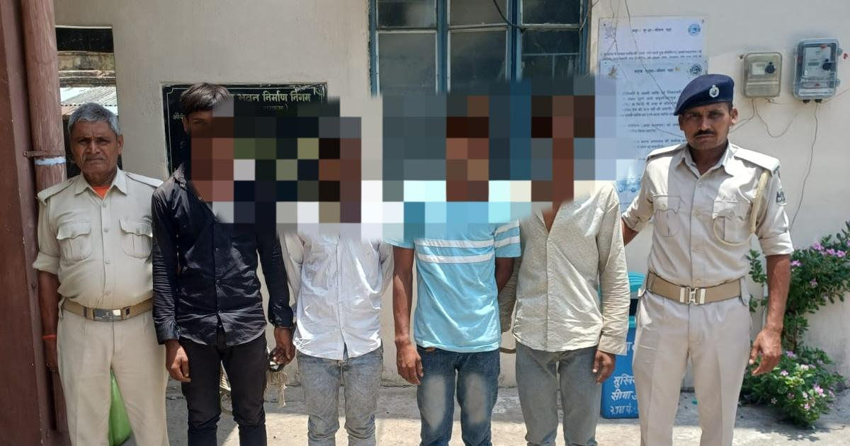 औरंगाबाद में ट्रांसफार्मर चोरी गिरोह का भंडाफोड़ चार आरोपी गिरफ्तार